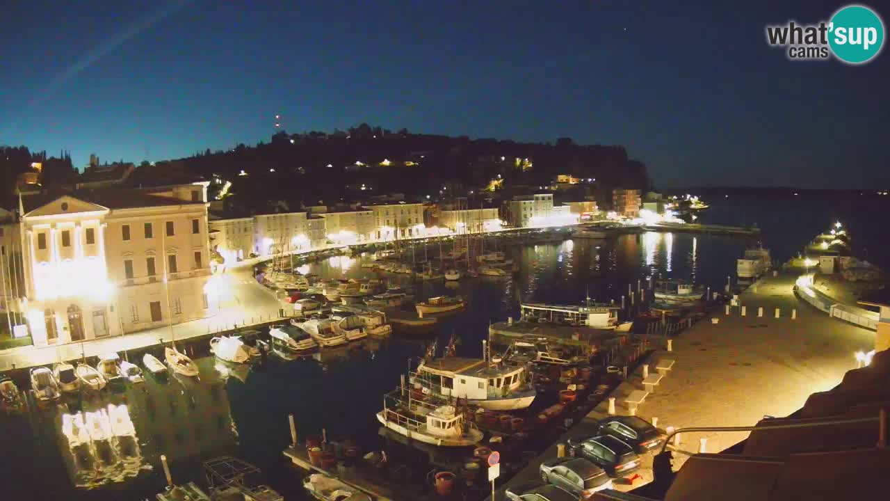 Live webcam da Pirano “Mandrač” – Splendida vista live da Villa Piranesi