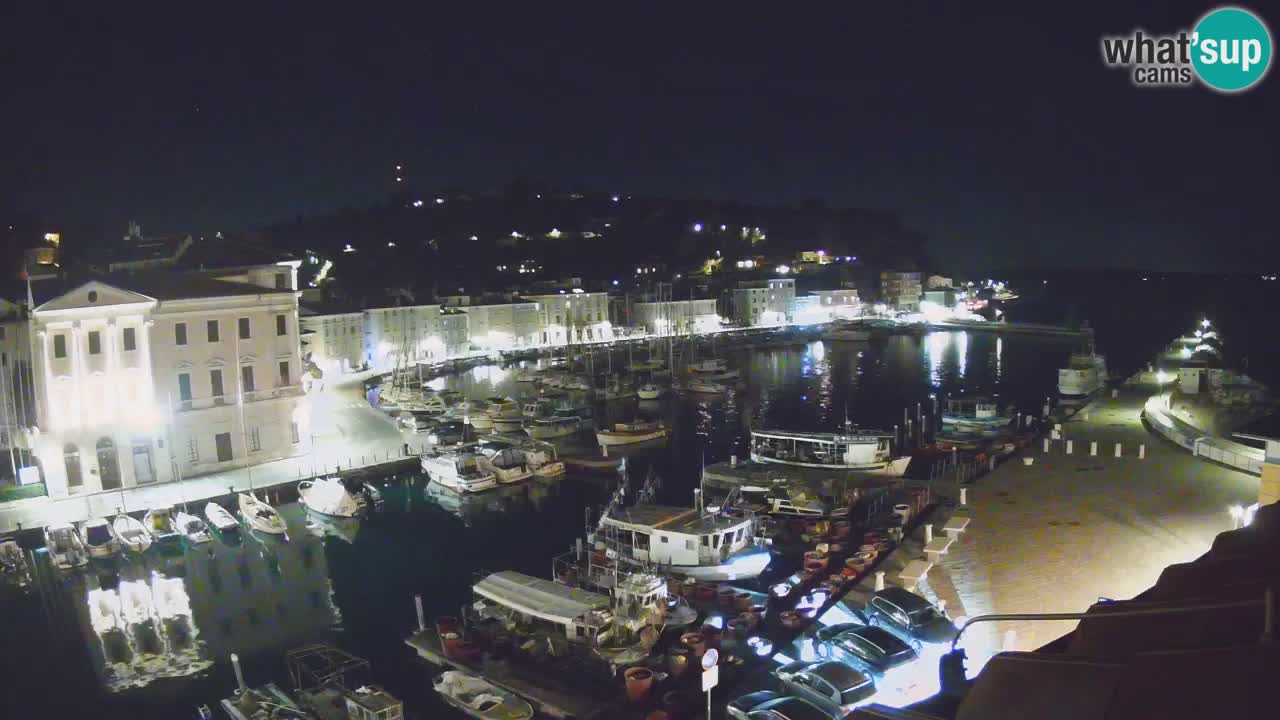 Live-Webcam aus Piran “Mandrač” – Erstaunliche Live-Ansicht von Villa Piranesi