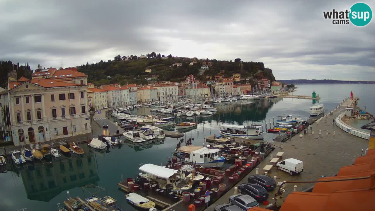 Live webcam from Piran “Mandrač” – Amazing live view from Villa Piranesi