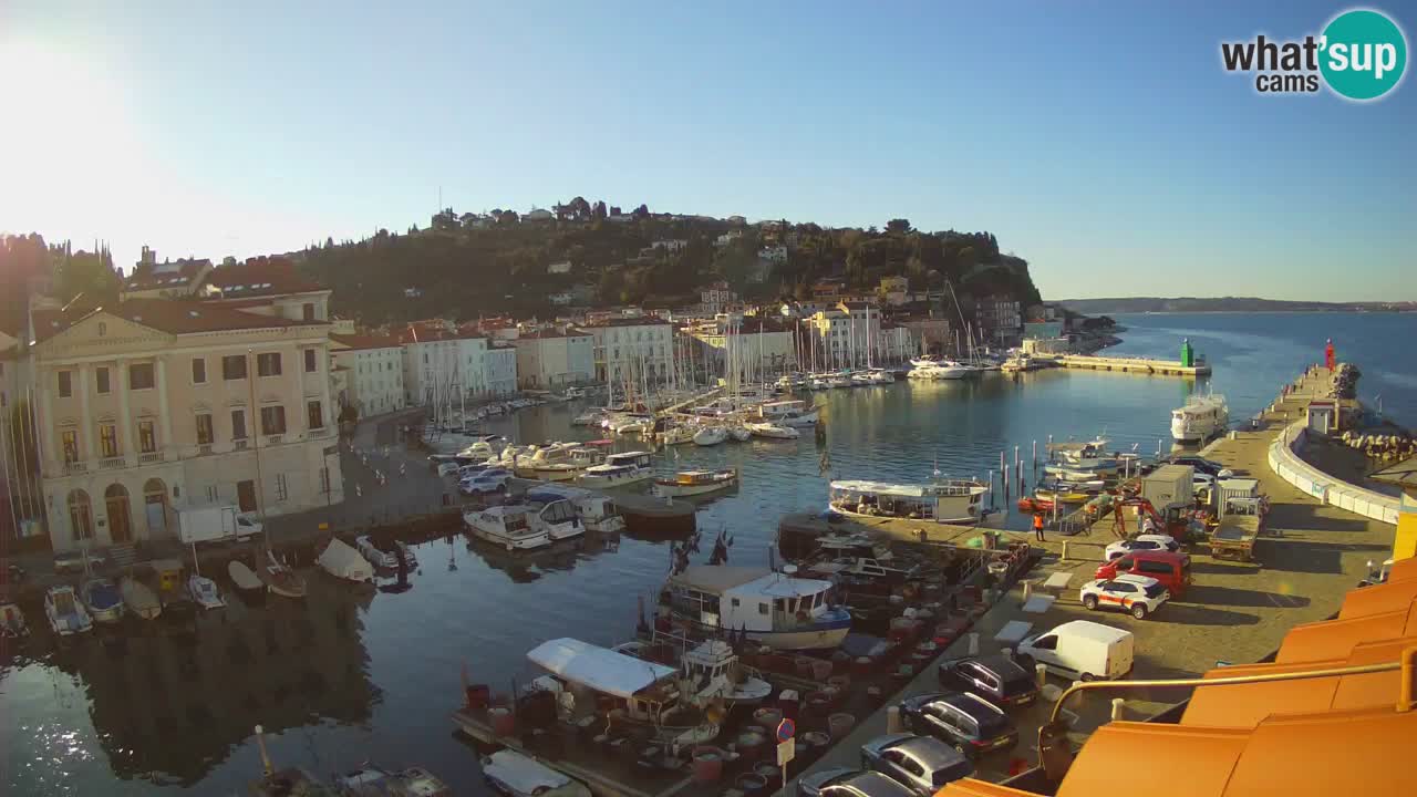 Cámara web en vivo desde Piran “Mandrač” – Increíble vista en vivo desde Villa Piranesi