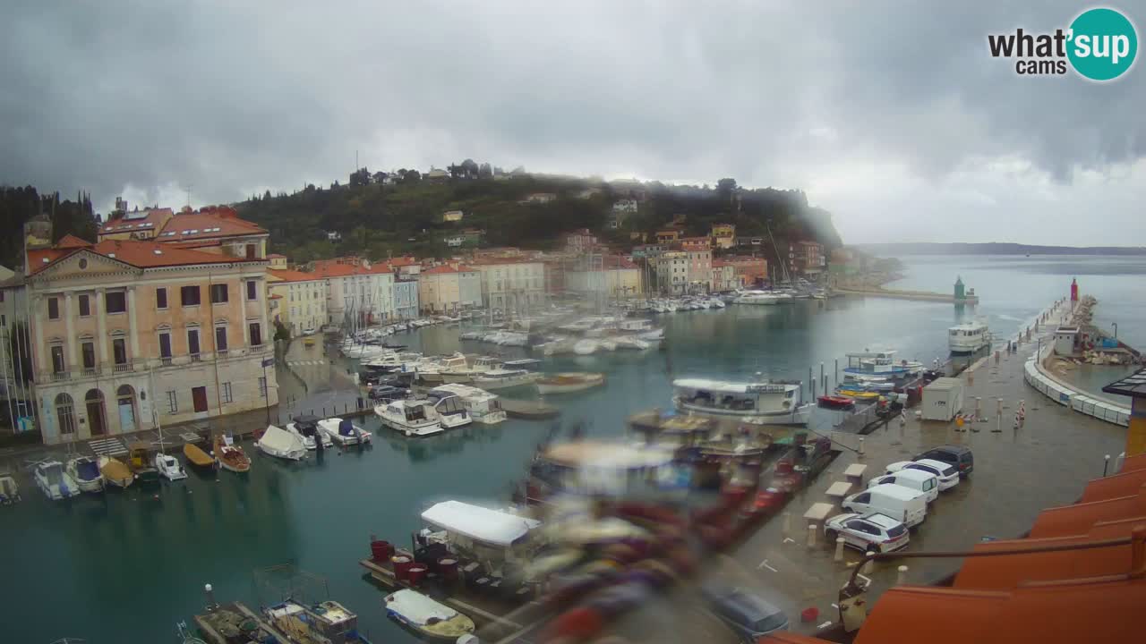 Live-Webcam aus Piran “Mandrač” – Erstaunliche Live-Ansicht von Villa Piranesi