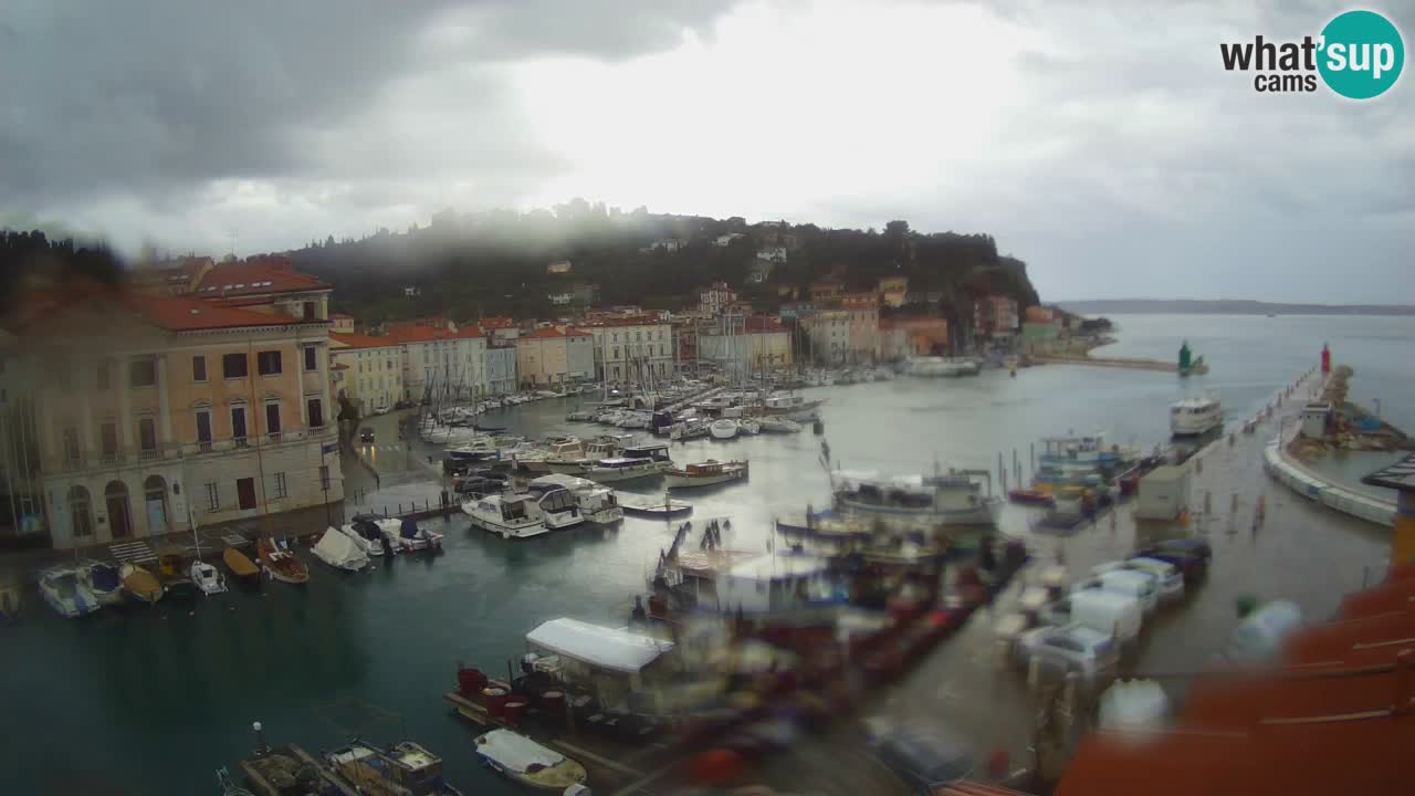 Live-Webcam aus Piran “Mandrač” – Erstaunliche Live-Ansicht von Villa Piranesi