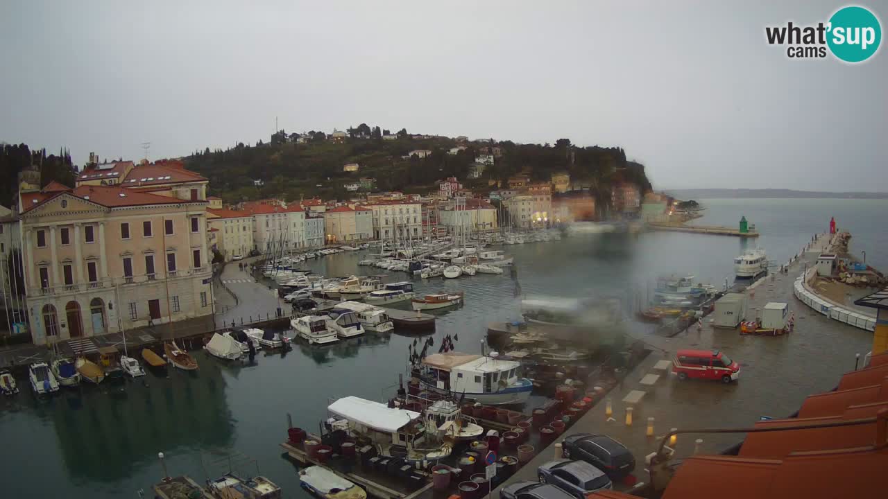 Cámara web en vivo desde Piran “Mandrač” – Increíble vista en vivo desde Villa Piranesi