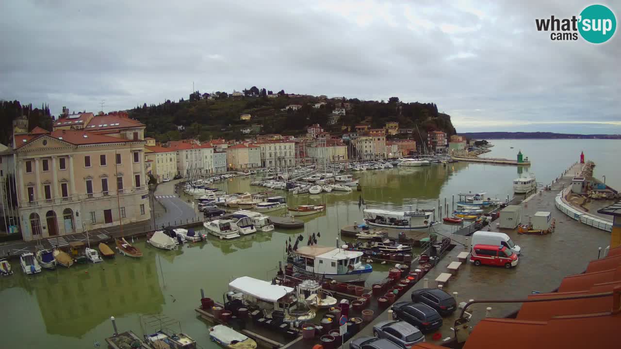 Live webcam from Piran “Mandrač” – Amazing live view from Villa Piranesi