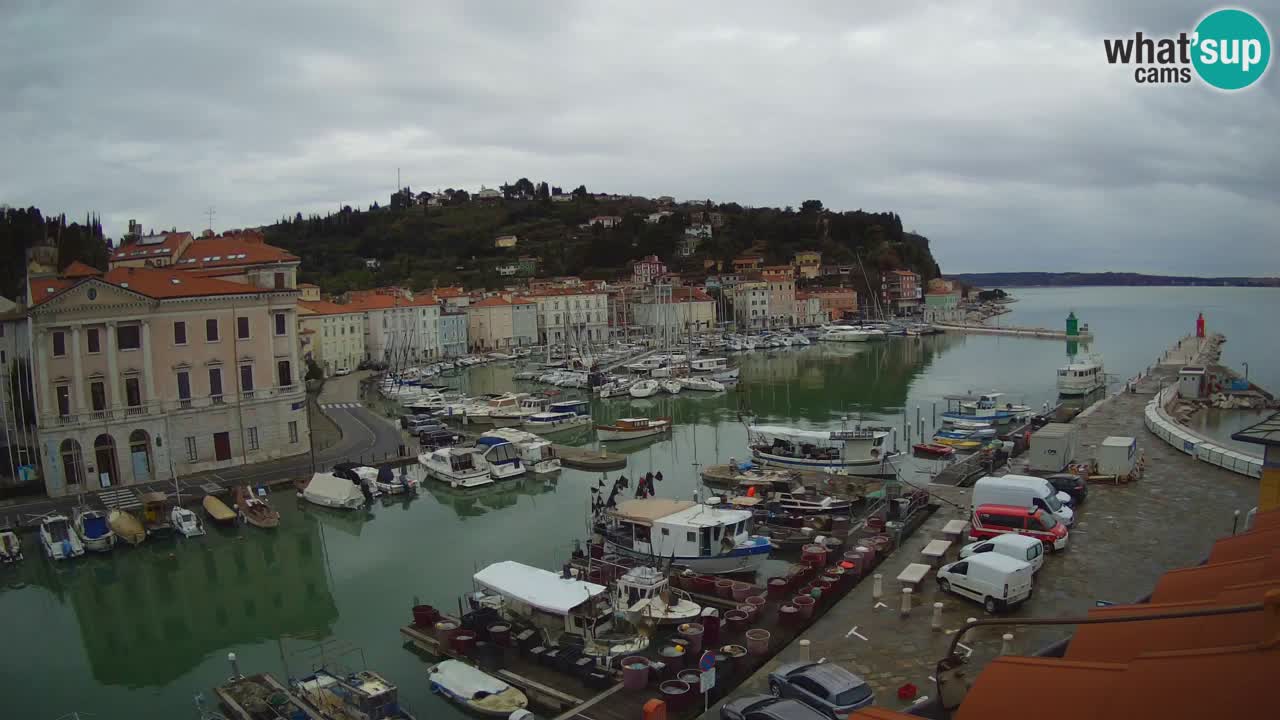 Live webcam from Piran “Mandrač” – Amazing live view from Villa Piranesi