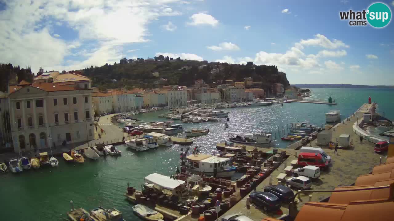 Live webcam from Piran “Mandrač” – Amazing live view from Villa Piranesi