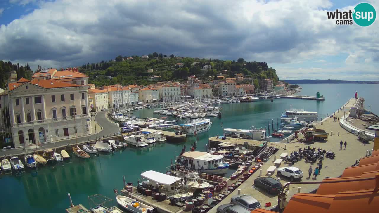 Web kamera uživo iz Pirana “Mandrač” – Nevjerojatan pogled uživo iz Ville Piranesi