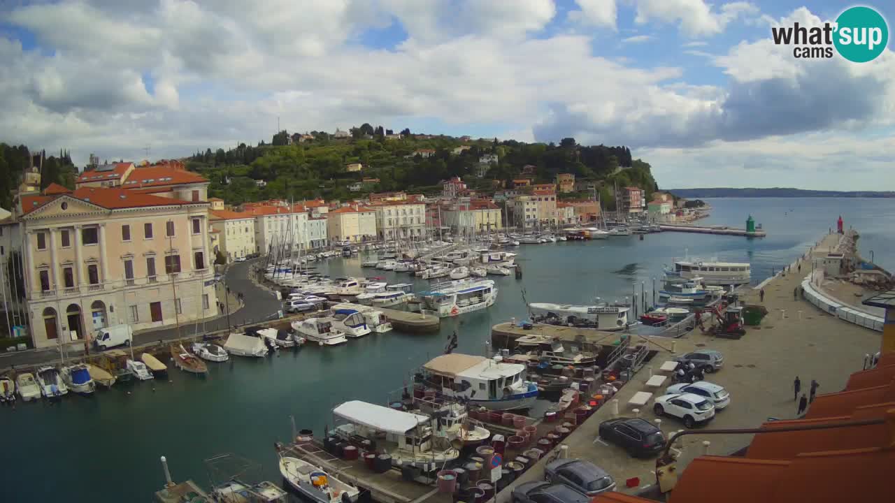 Live webcam from Piran “Mandrač” – Amazing live view from Villa Piranesi
