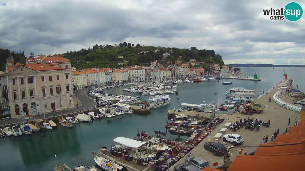 Live webcam from Piran “Mandrač” – Amazing live view from Villa Piranesi