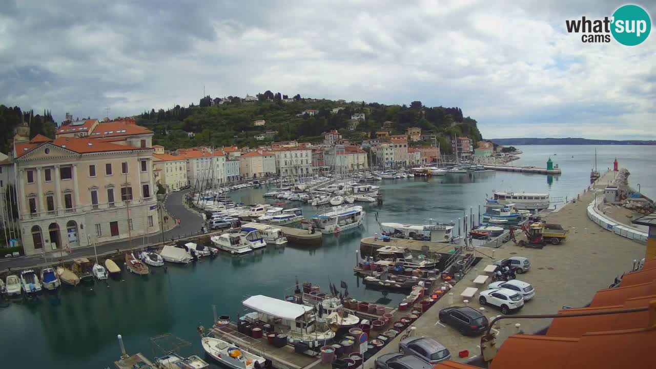 Live webcam from Piran “Mandrač” – Amazing live view from Villa Piranesi