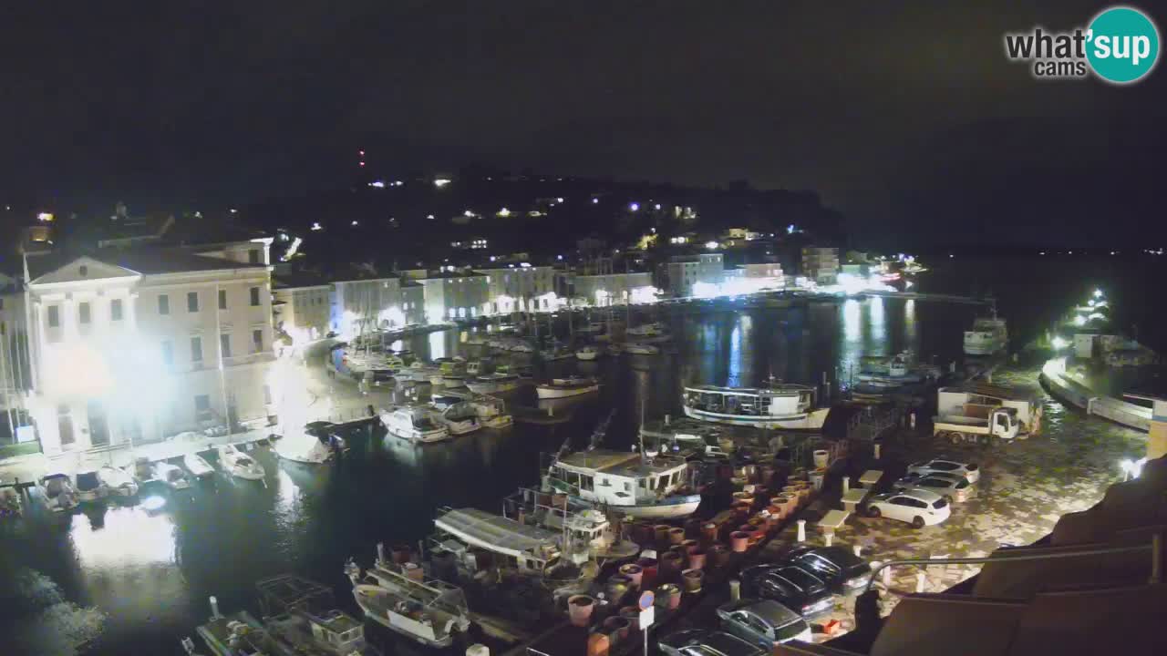 Live webcam da Pirano “Mandrač” – Splendida vista live da Villa Piranesi