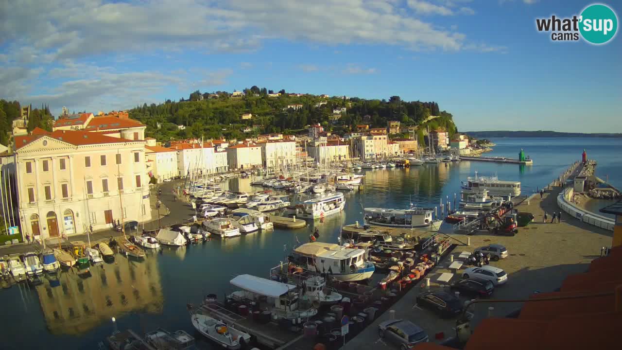 Cámara web en vivo desde Piran “Mandrač” – Increíble vista en vivo desde Villa Piranesi