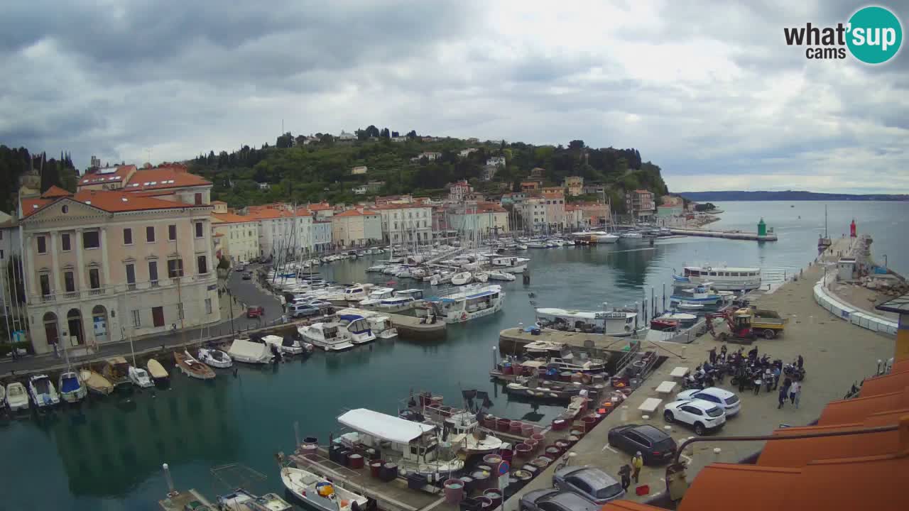 Live webcam from Piran “Mandrač” – Amazing live view from Villa Piranesi