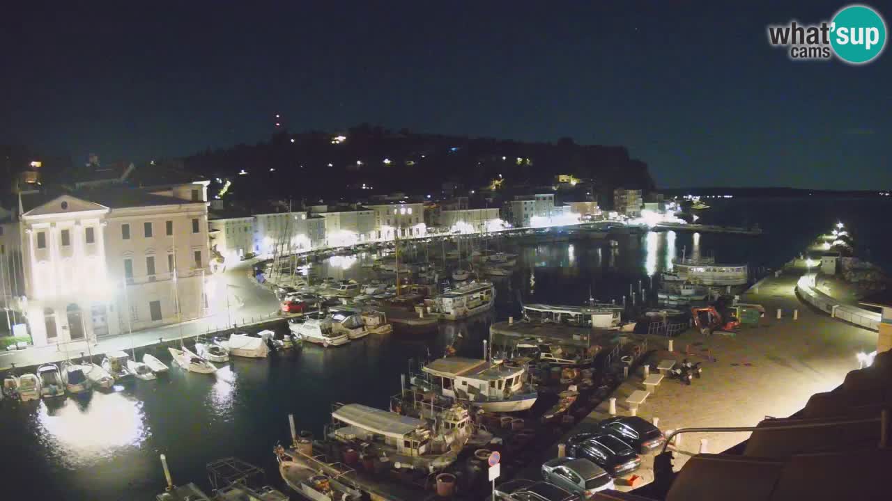 Live webcam from Piran “Mandrač” – Amazing live view from Villa Piranesi