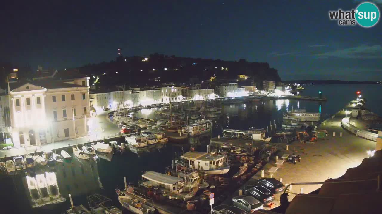 Live webcam da Pirano “Mandrač” – Splendida vista live da Villa Piranesi
