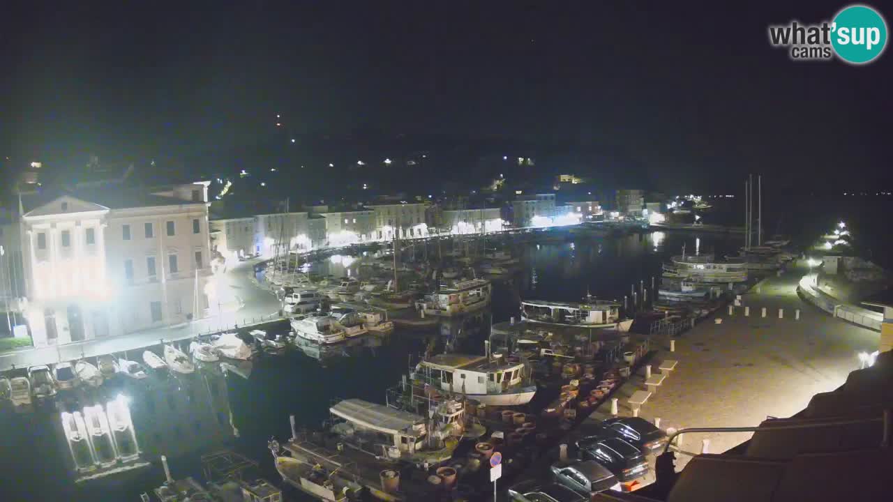 Webcam en direct de Piran “Mandrač” – Incroyable vue en direct de la Villa Piranesi