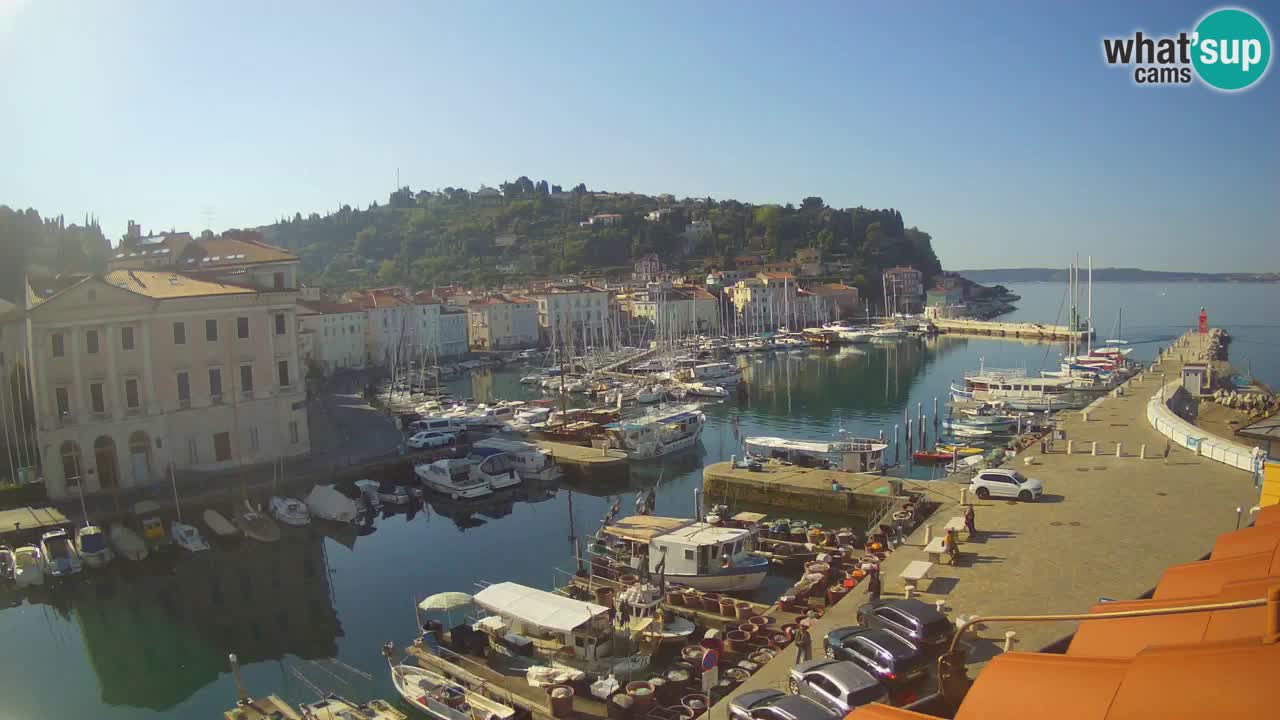 Cámara web en vivo desde Piran “Mandrač” – Increíble vista en vivo desde Villa Piranesi
