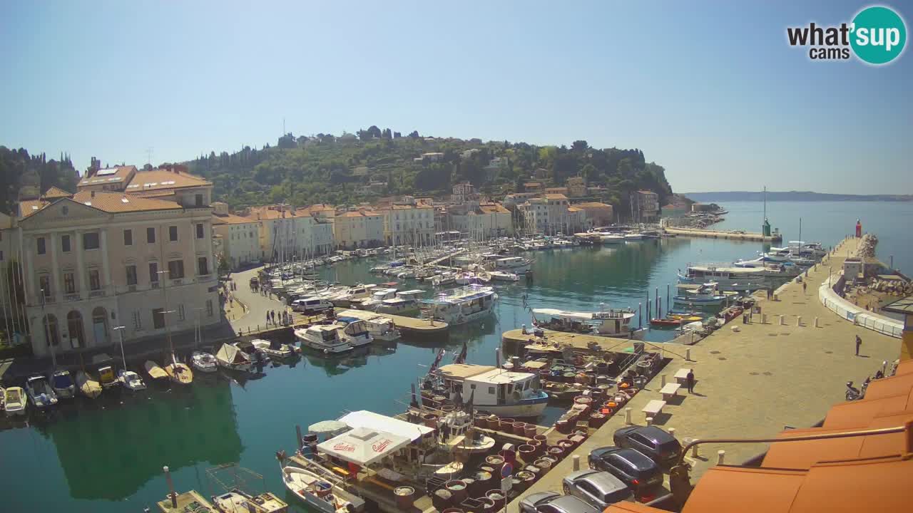 Live webcam from Piran “Mandrač” – Amazing live view from Villa Piranesi