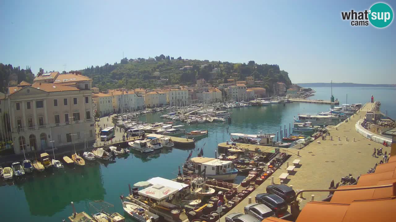 Live webcam from Piran “Mandrač” – Amazing live view from Villa Piranesi