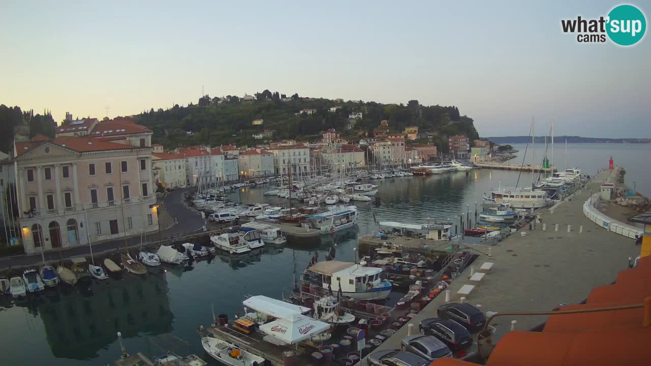 Live webcam from Piran “Mandrač” – Amazing live view from Villa Piranesi