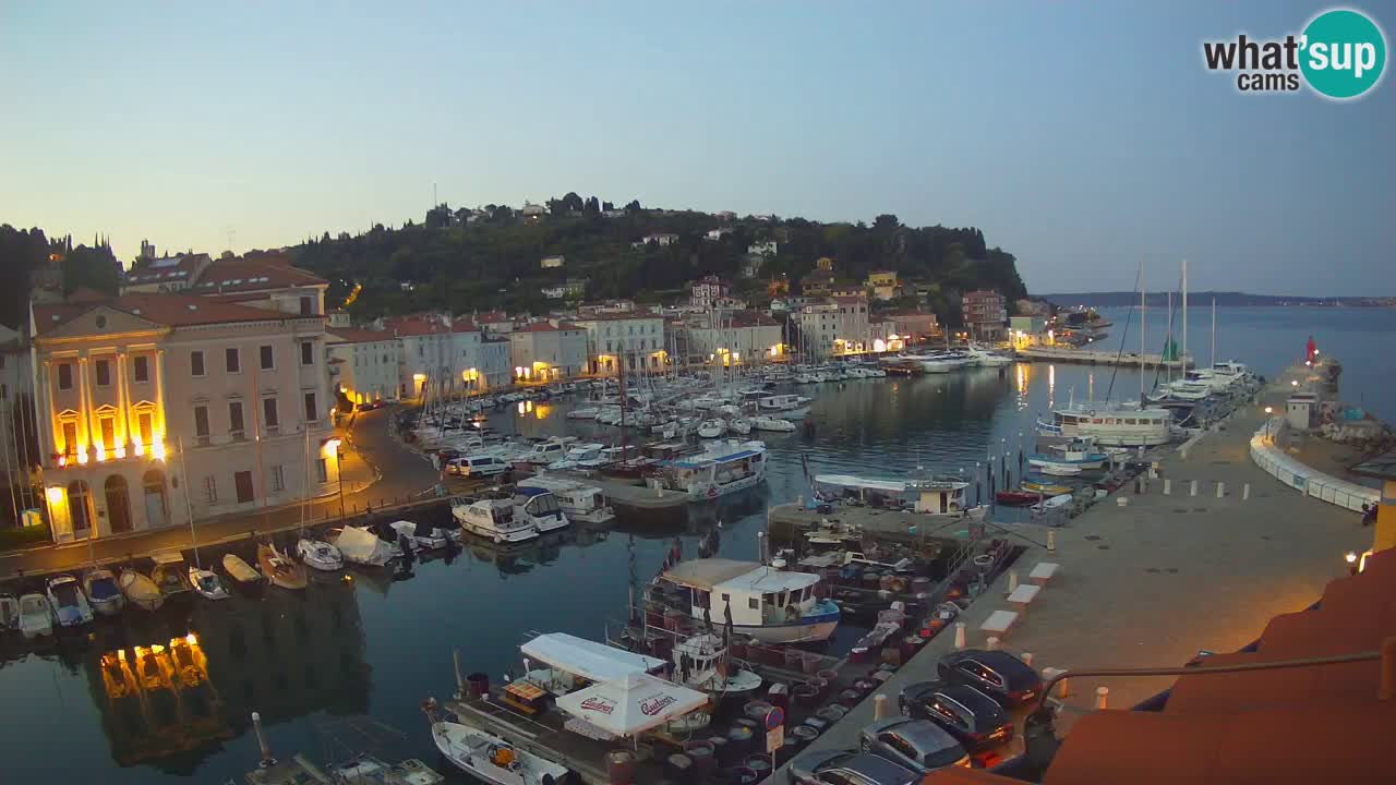 Live webcam from Piran “Mandrač” – Amazing live view from Villa Piranesi