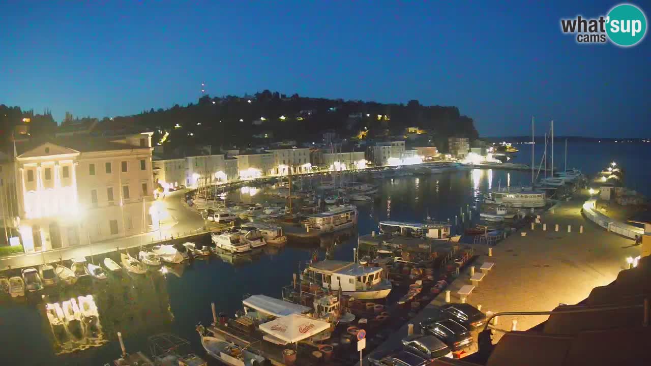 Live-Webcam aus Piran “Mandrač” – Erstaunliche Live-Ansicht von Villa Piranesi