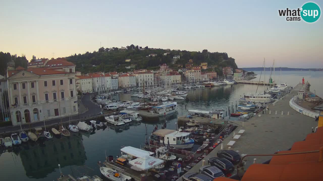 Live webcam from Piran “Mandrač” – Amazing live view from Villa Piranesi