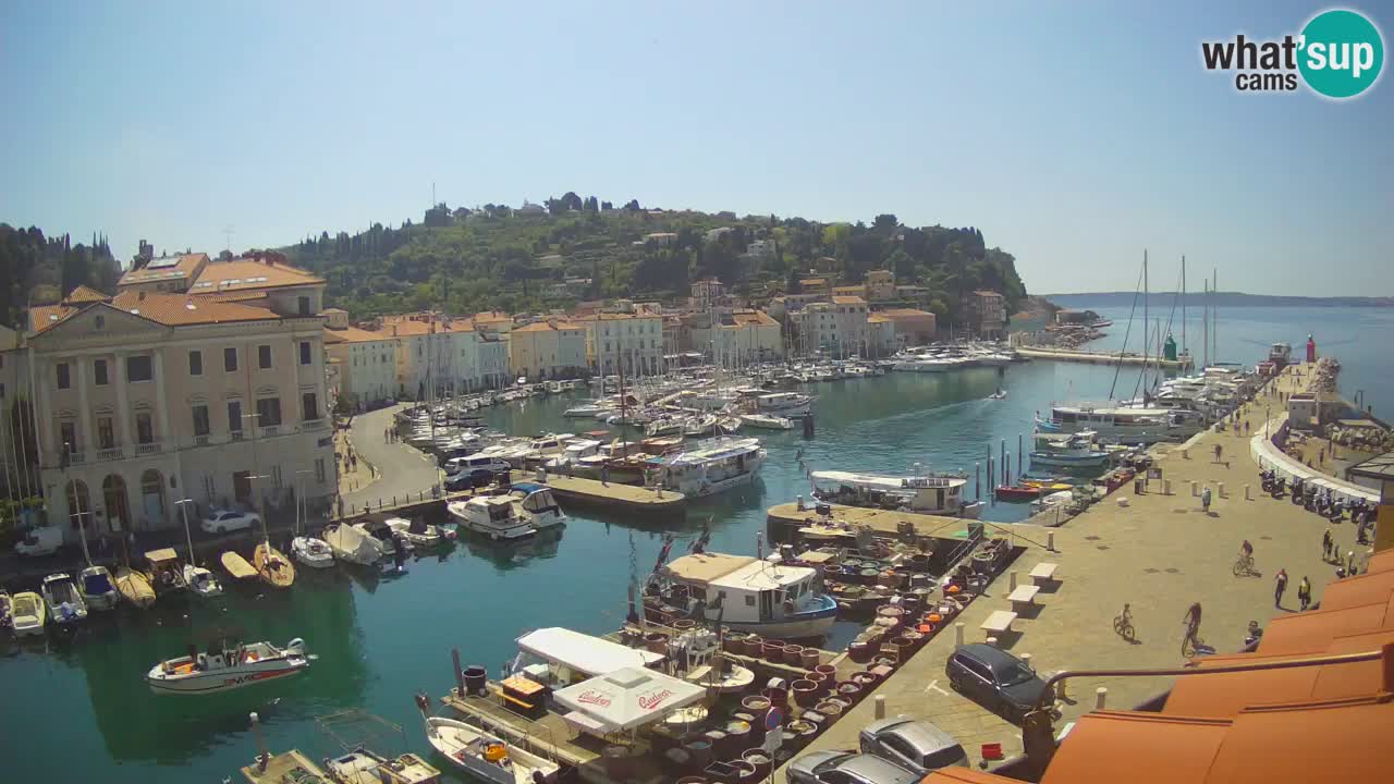 Cámara web en vivo desde Piran “Mandrač” – Increíble vista en vivo desde Villa Piranesi