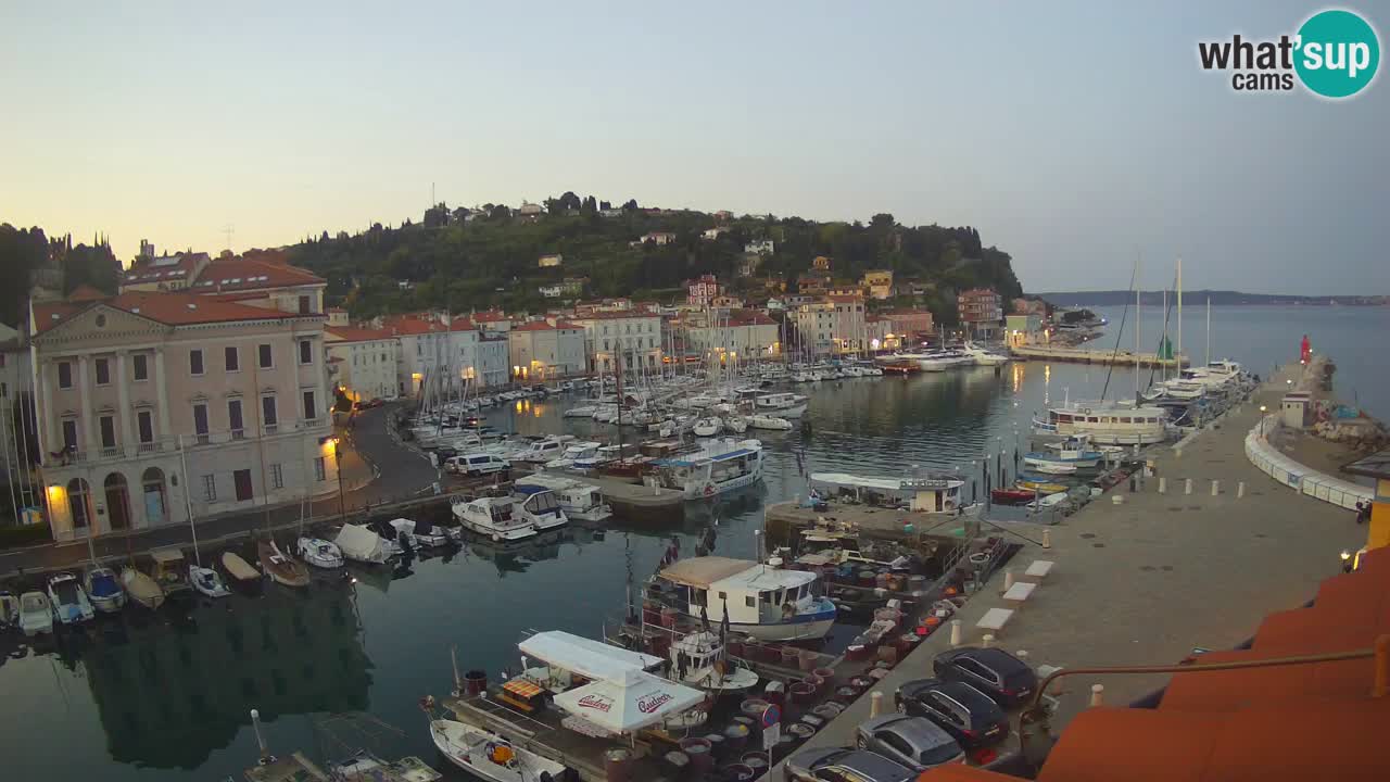 Cámara web en vivo desde Piran “Mandrač” – Increíble vista en vivo desde Villa Piranesi