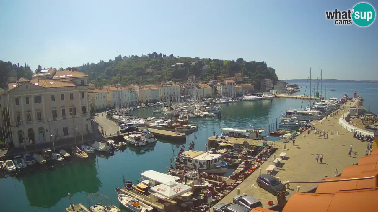 Cámara web en vivo desde Piran “Mandrač” – Increíble vista en vivo desde Villa Piranesi