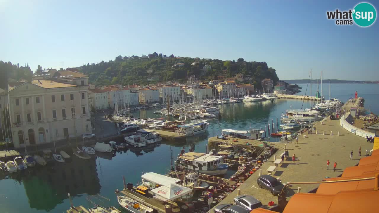 Live webcam from Piran “Mandrač” – Amazing live view from Villa Piranesi
