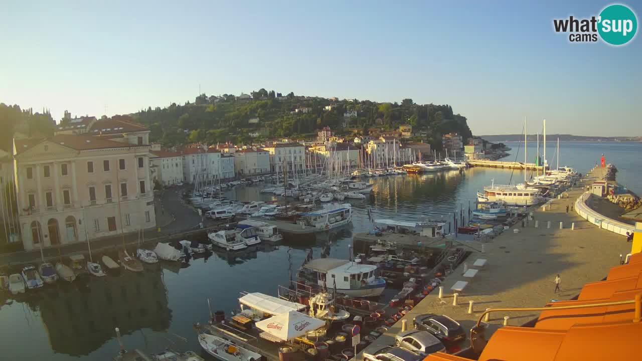 Cámara web en vivo desde Piran “Mandrač” – Increíble vista en vivo desde Villa Piranesi