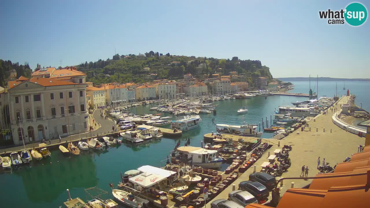 Cámara web en vivo desde Piran “Mandrač” – Increíble vista en vivo desde Villa Piranesi