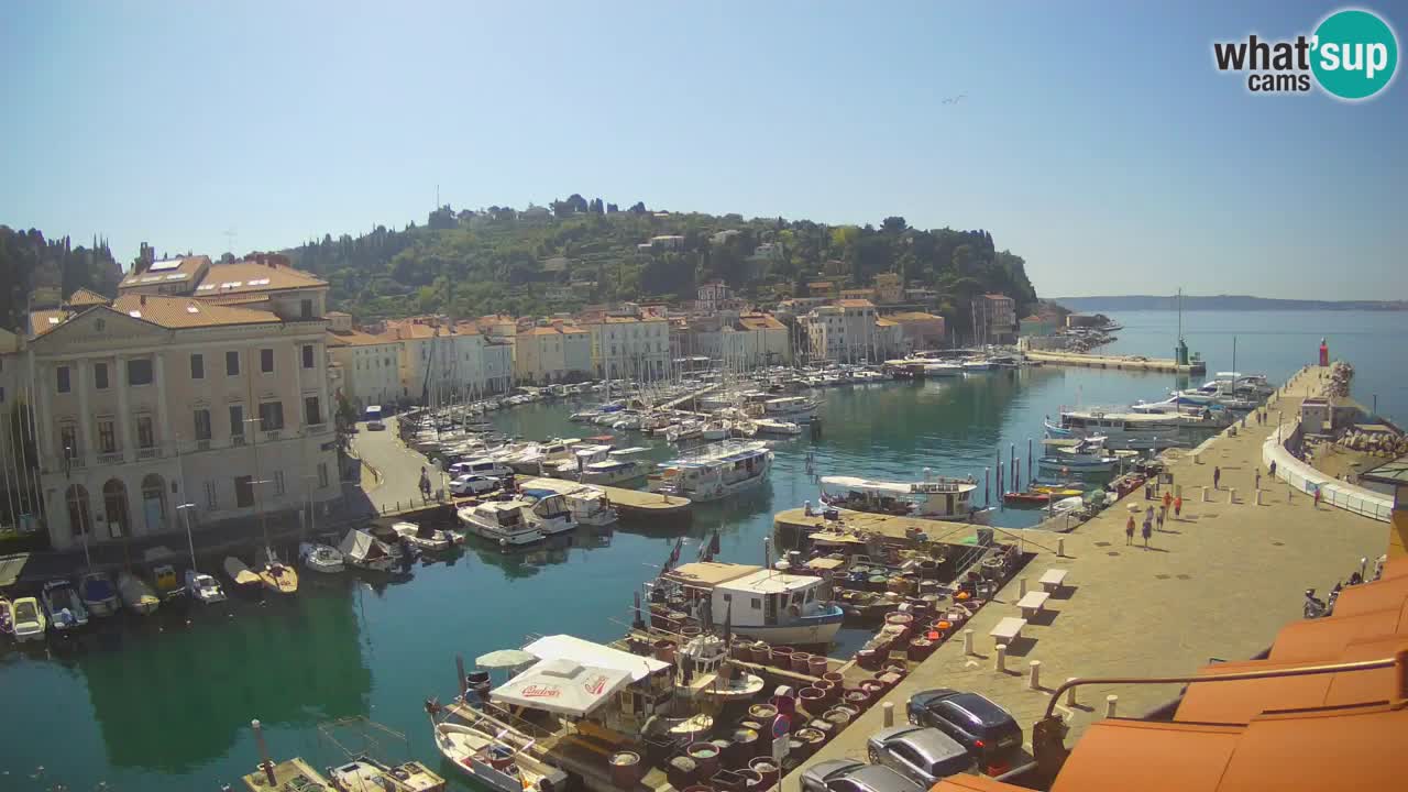 Live webcam from Piran “Mandrač” – Amazing live view from Villa Piranesi