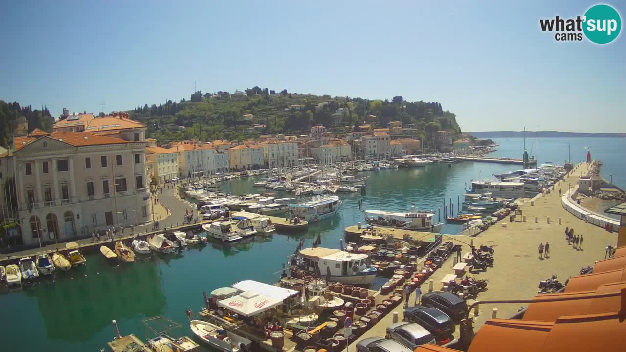 Cámara web en vivo desde Piran “Mandrač” – Increíble vista en vivo desde Villa Piranesi