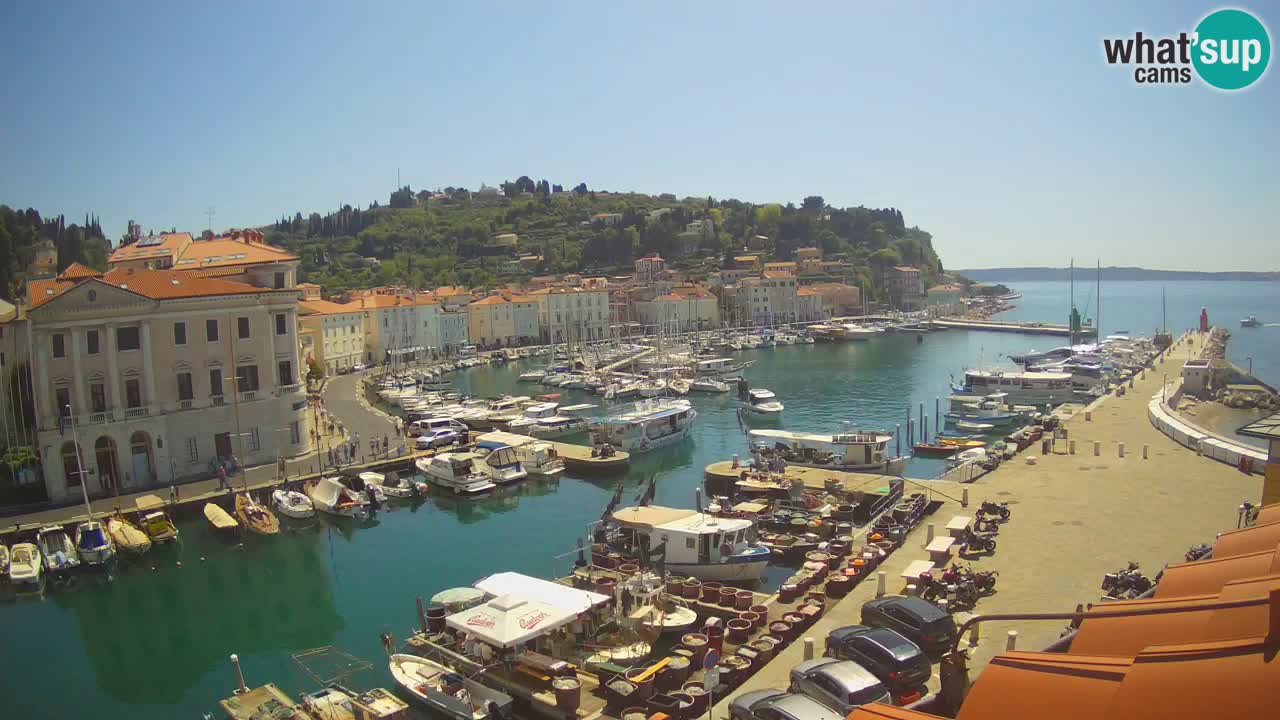 Live webcam from Piran “Mandrač” – Amazing live view from Villa Piranesi