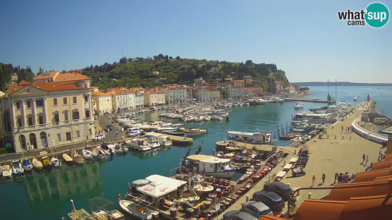 Live-Webcam aus Piran “Mandrač” – Erstaunliche Live-Ansicht von Villa Piranesi