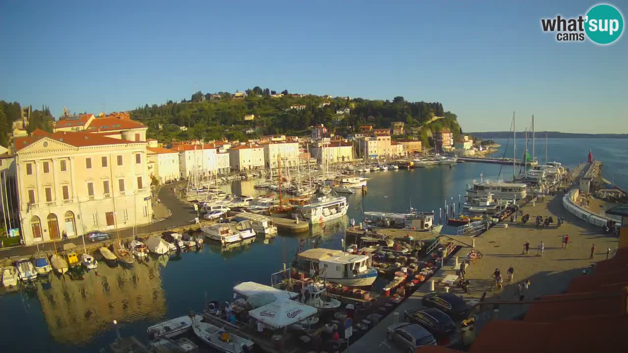 Live webcam from Piran “Mandrač” – Amazing live view from Villa Piranesi