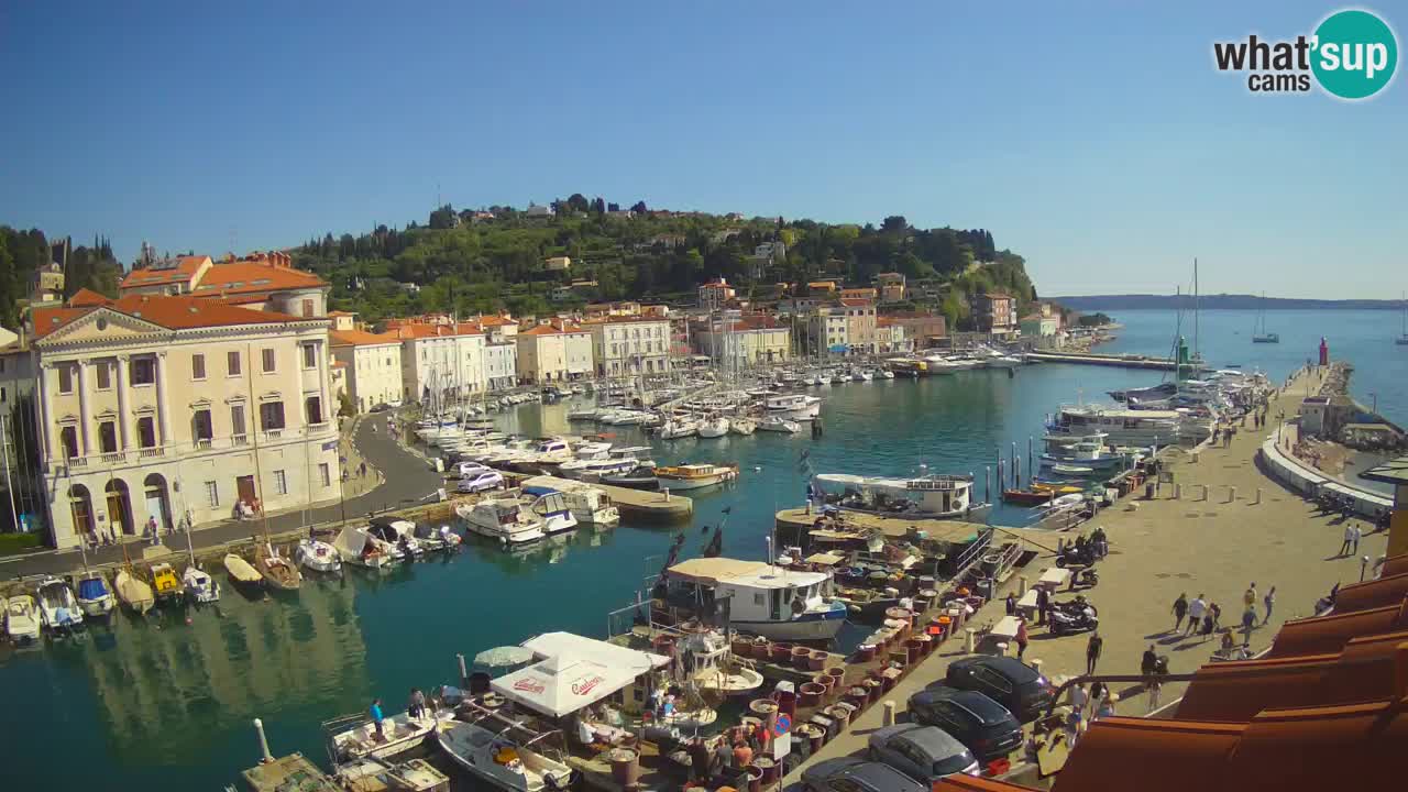 Cámara web en vivo desde Piran “Mandrač” – Increíble vista en vivo desde Villa Piranesi
