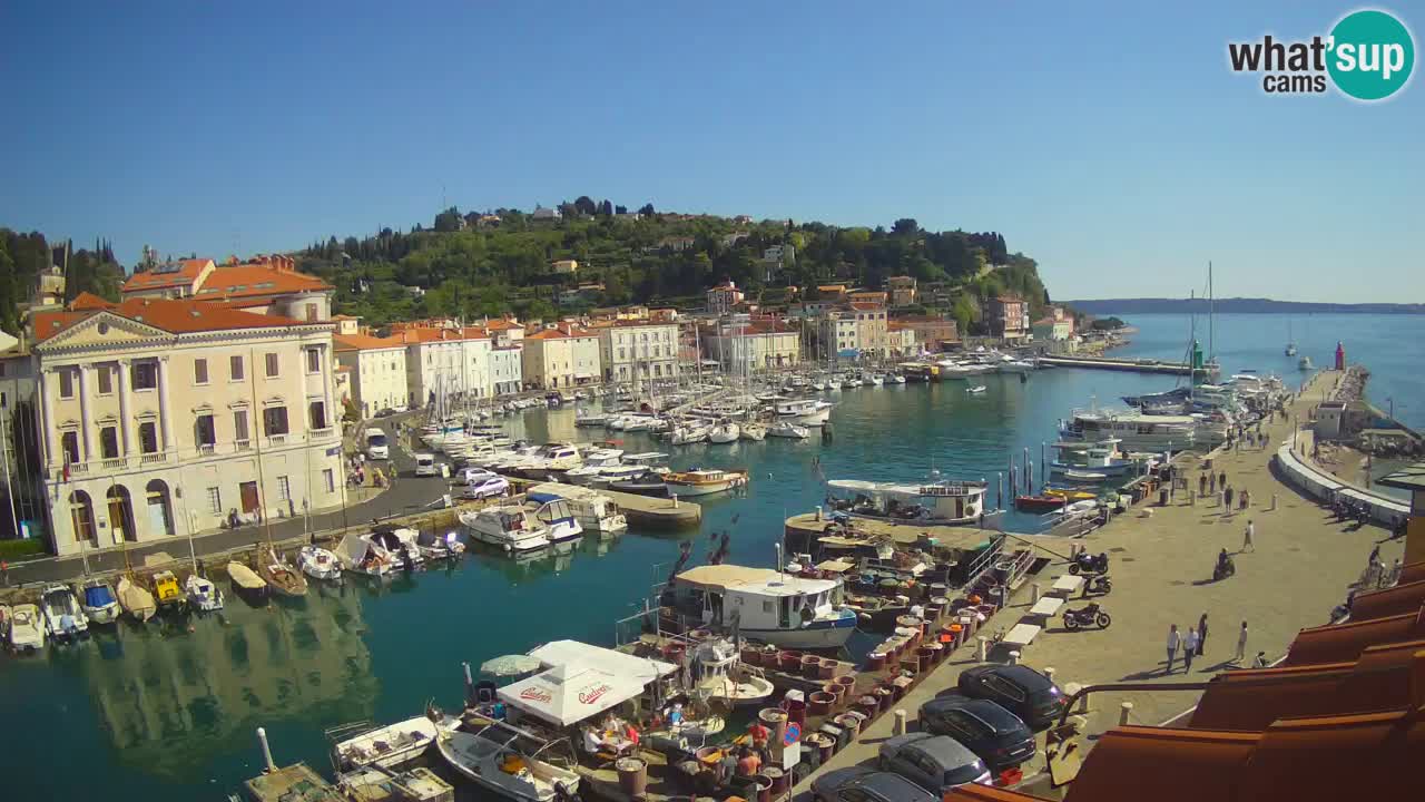 Cámara web en vivo desde Piran “Mandrač” – Increíble vista en vivo desde Villa Piranesi