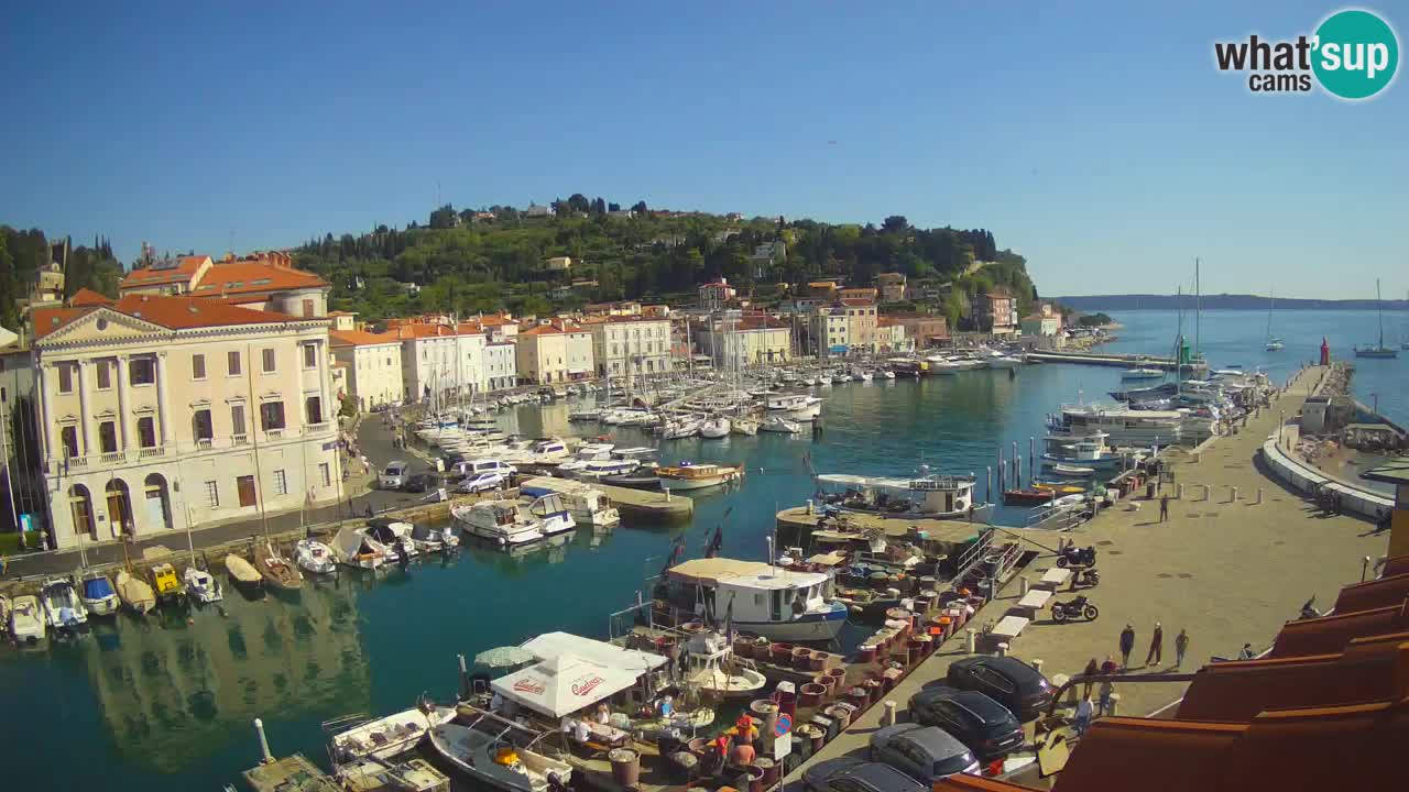 Cámara web en vivo desde Piran “Mandrač” – Increíble vista en vivo desde Villa Piranesi
