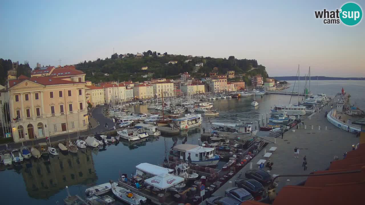 Live-Webcam aus Piran “Mandrač” – Erstaunliche Live-Ansicht von Villa Piranesi