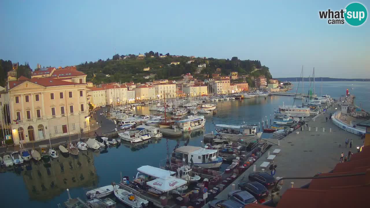 Live webcam from Piran “Mandrač” – Amazing live view from Villa Piranesi