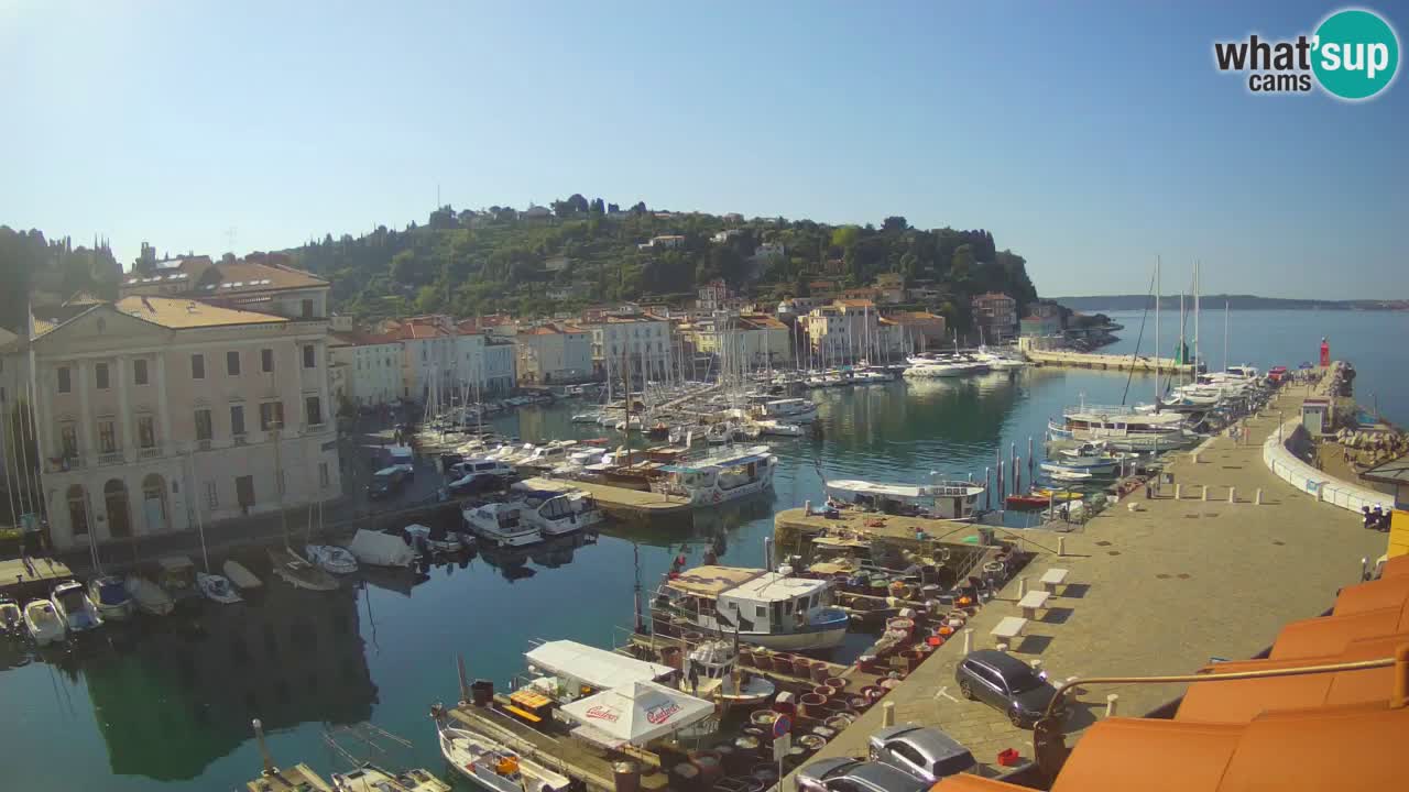 Cámara web en vivo desde Piran “Mandrač” – Increíble vista en vivo desde Villa Piranesi