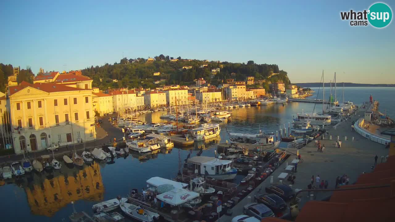 Cámara web en vivo desde Piran “Mandrač” – Increíble vista en vivo desde Villa Piranesi