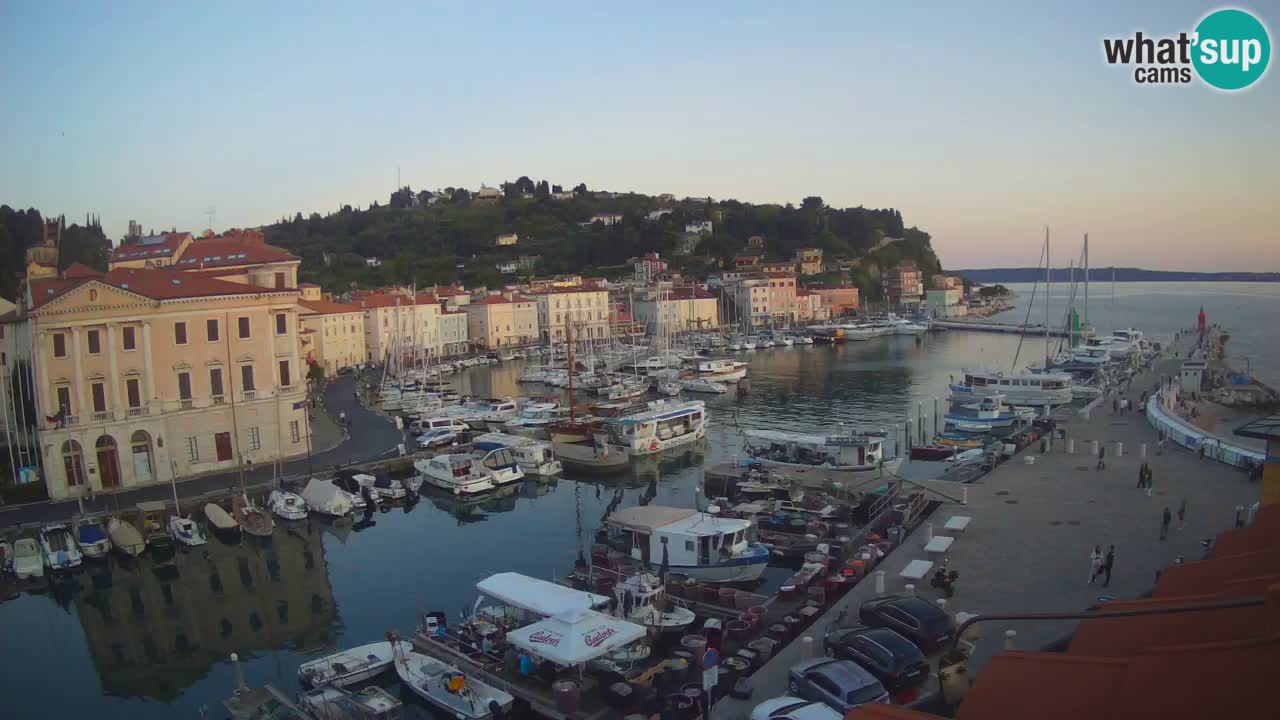 Cámara web en vivo desde Piran “Mandrač” – Increíble vista en vivo desde Villa Piranesi