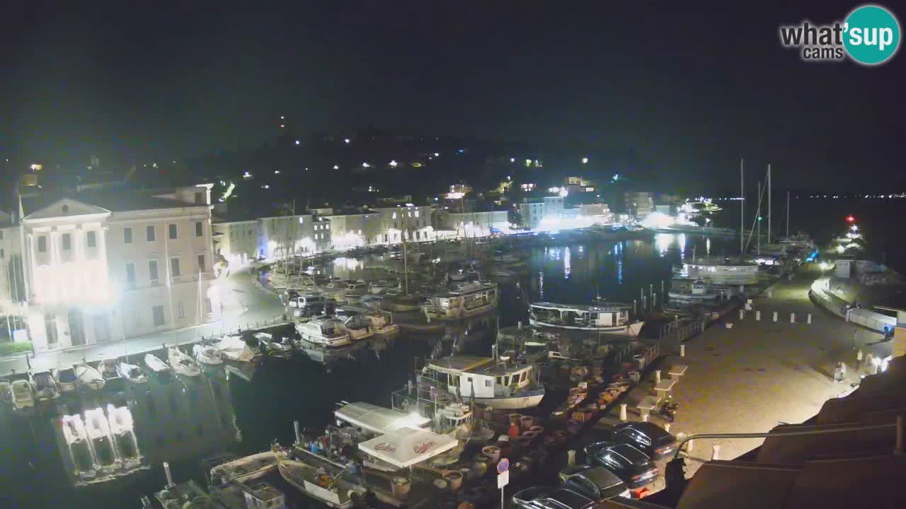 Live webcam da Pirano “Mandrač” – Splendida vista live da Villa Piranesi