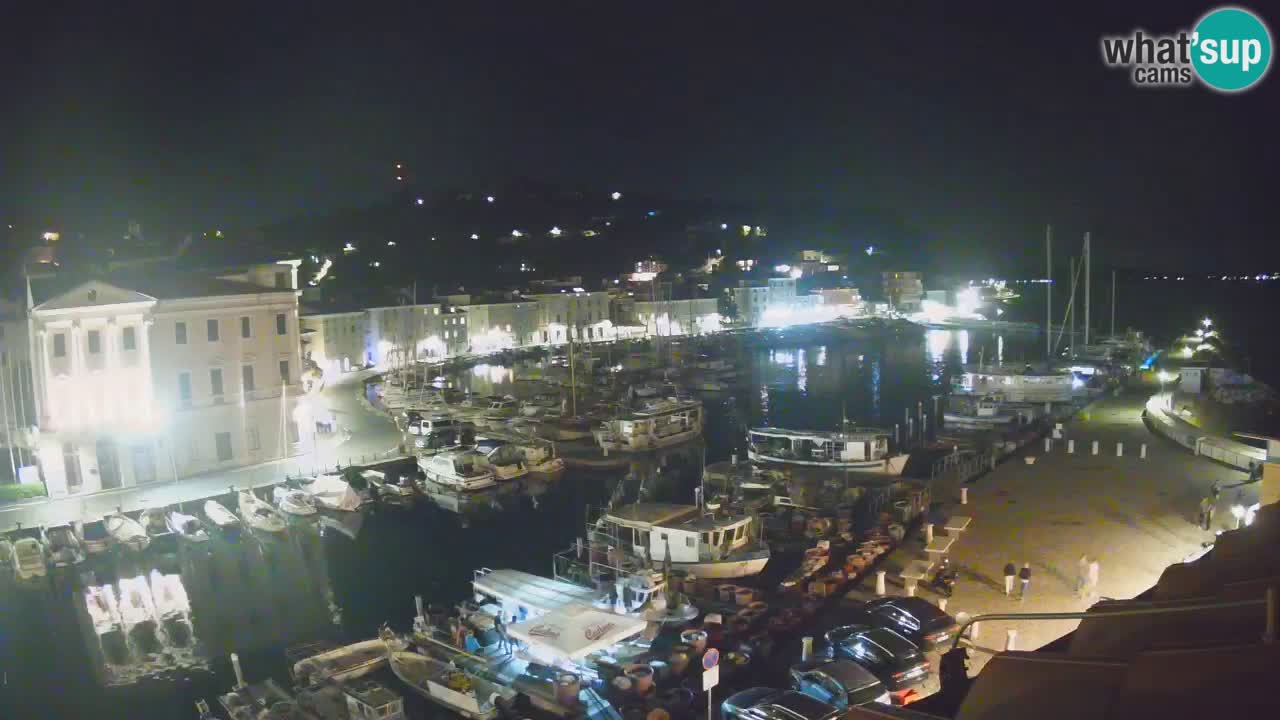 Live webcam da Pirano “Mandrač” – Splendida vista live da Villa Piranesi