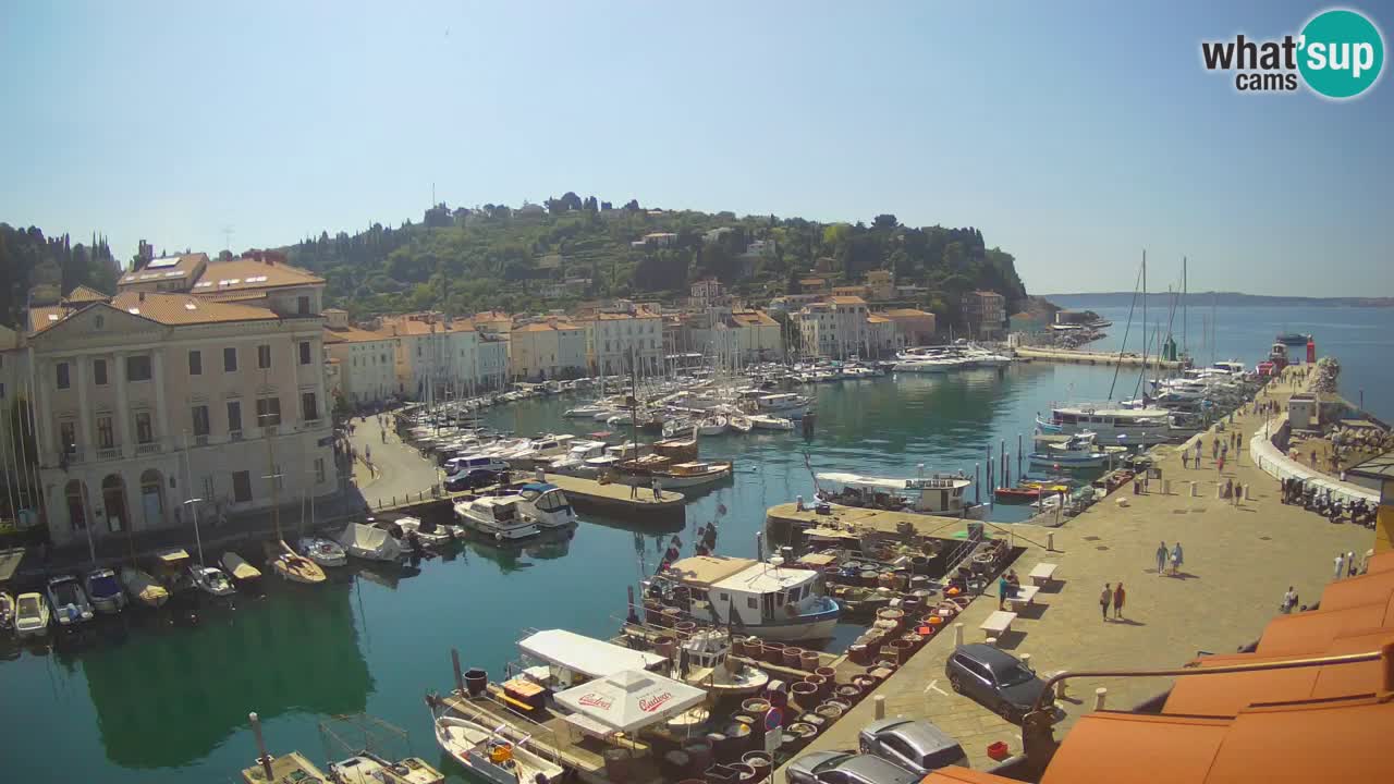 Live webcam from Piran “Mandrač” – Amazing live view from Villa Piranesi