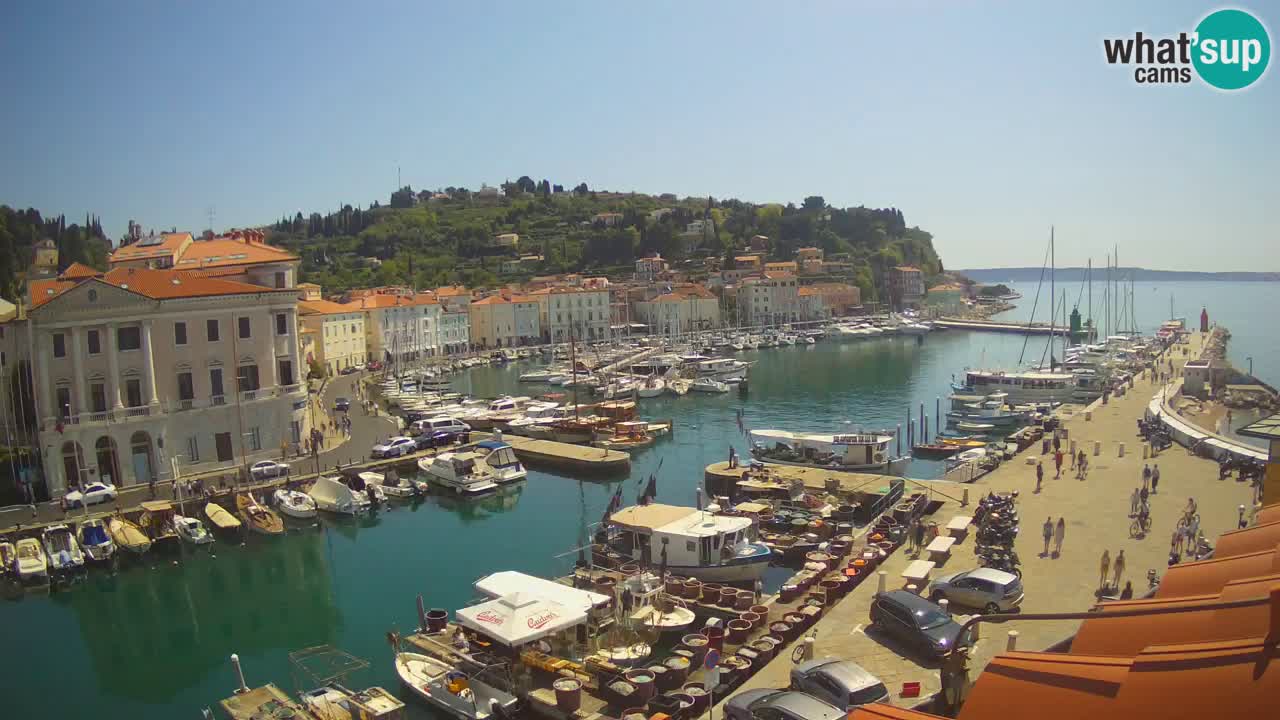 Live webcam from Piran “Mandrač” – Amazing live view from Villa Piranesi